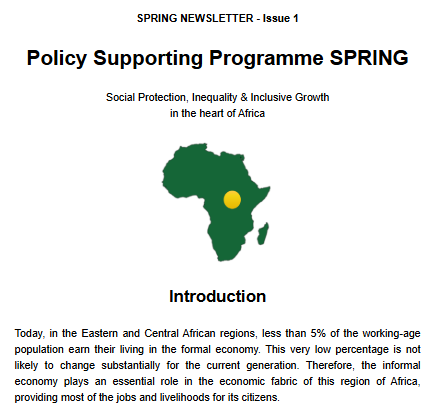The second edition of the SPRING newsletter is out