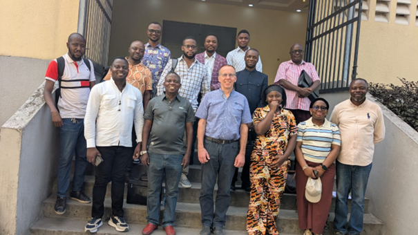 Participants in collective research on social security for public servants in the Democratic Republic of Congo; Photo credit: Jolino 